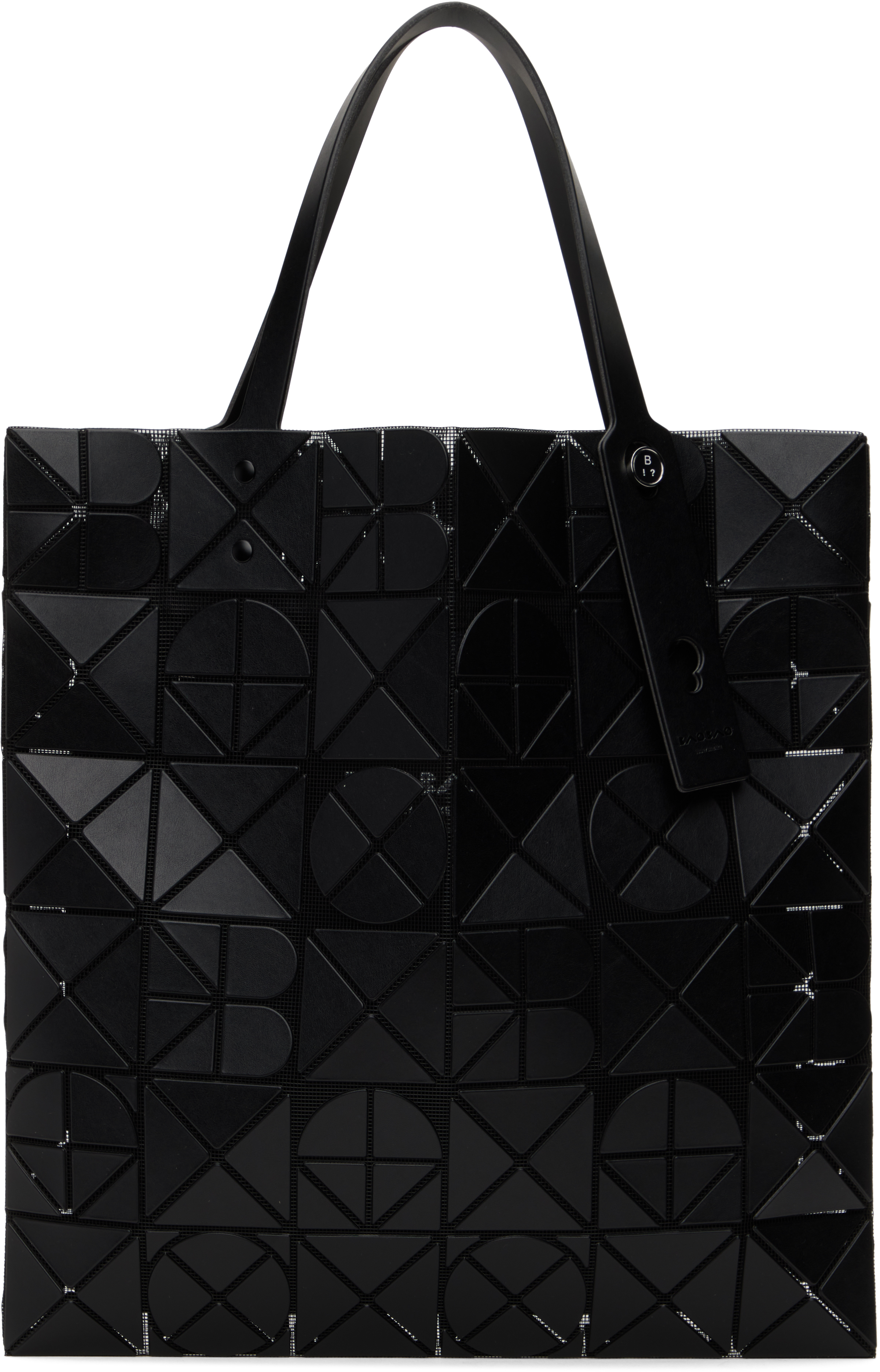 Black Font Tote by BAO BAO ISSEY MIYAKE on Sale