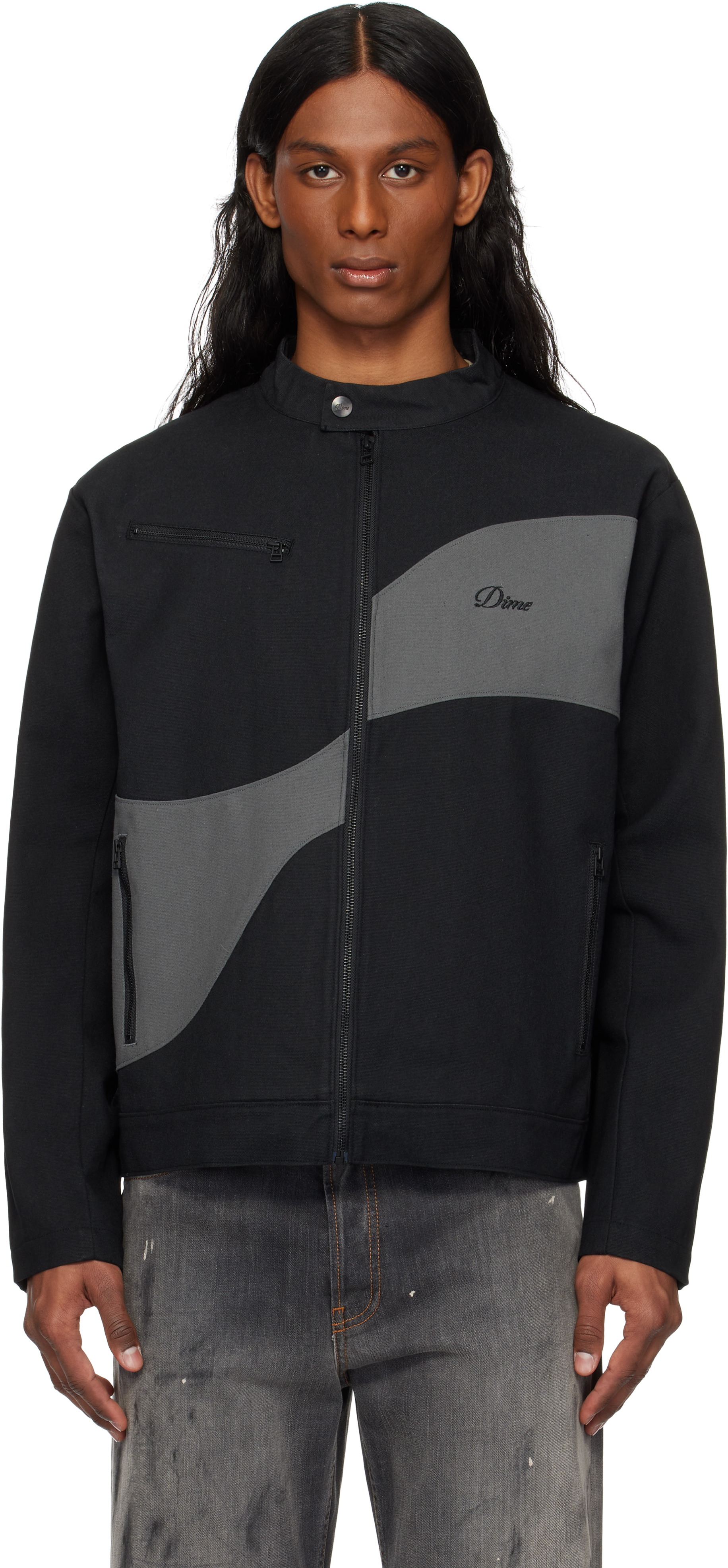 Dimeのブラック Moto ジャケットがセール中