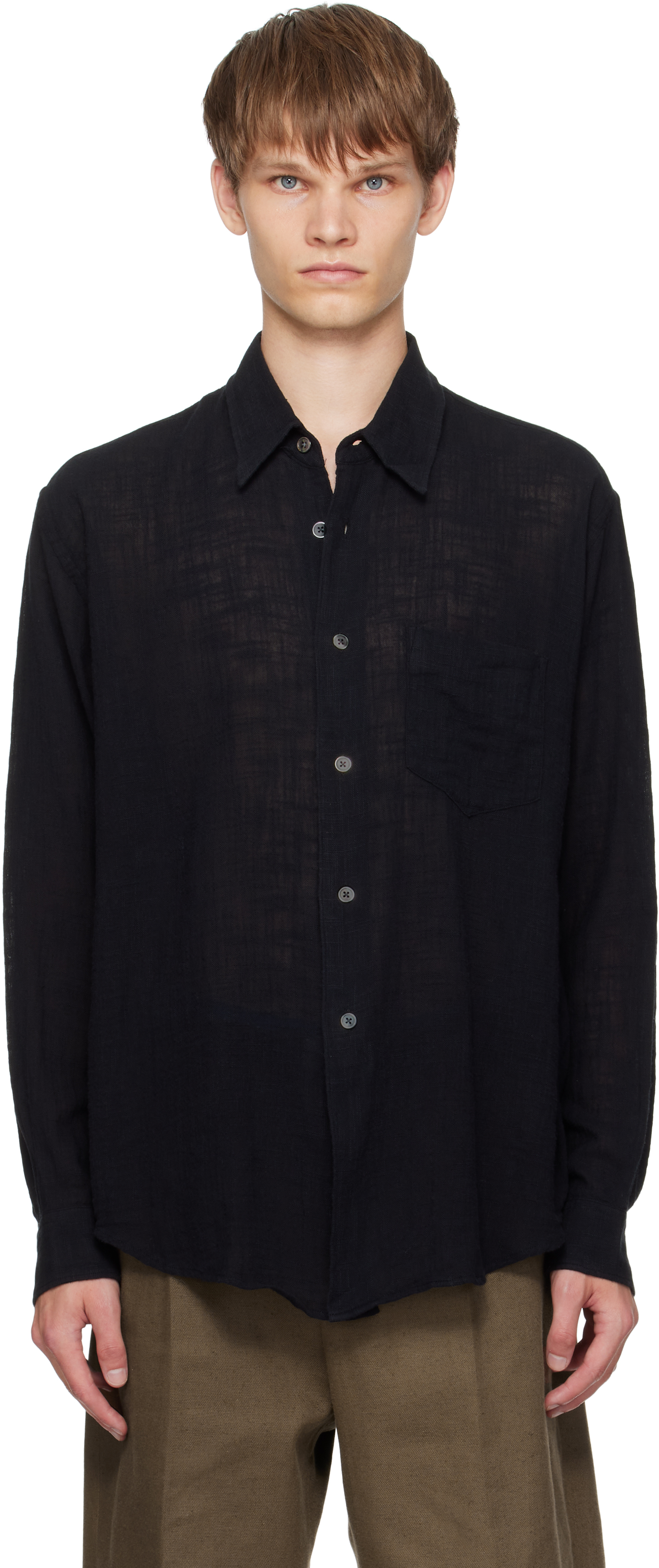 OUR LEGACY: ブラック Coco シャツ | SSENSE 日本