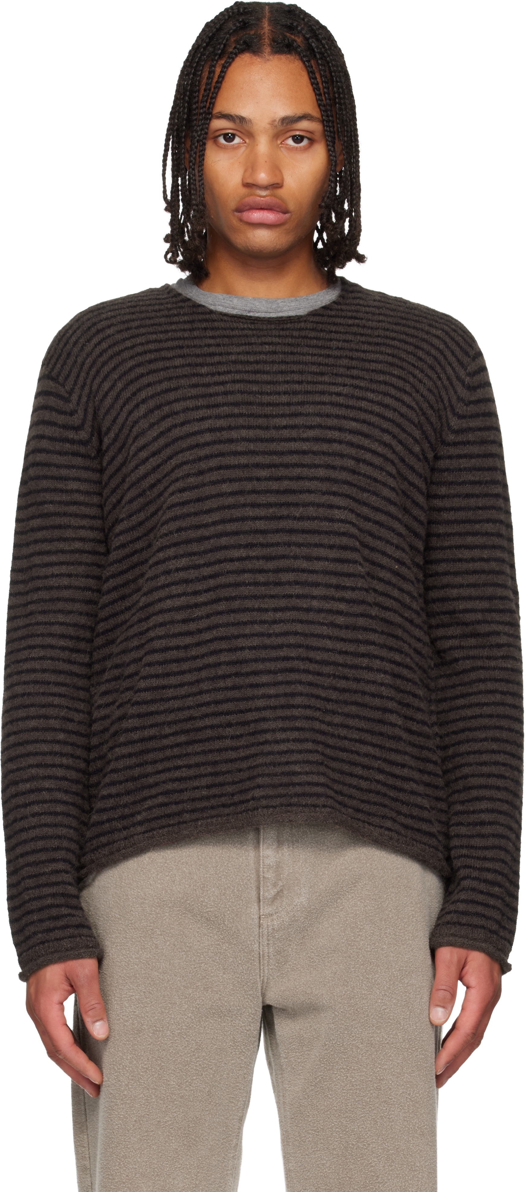 OUR LEGACY: Brown Rigid Popover Sweater | SSENSE