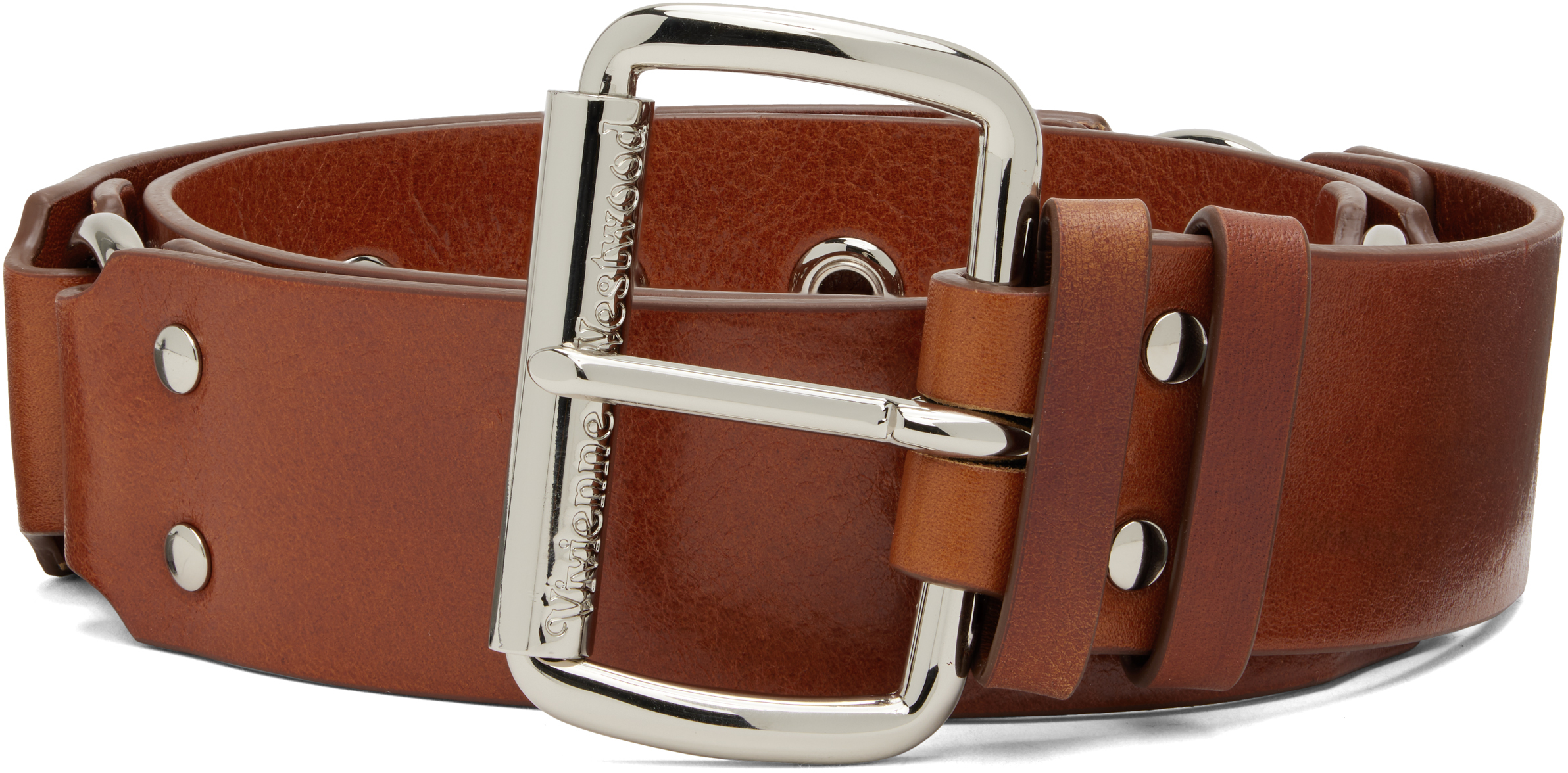 Tan Bondage Belt by Vivienne Westwood on Sale