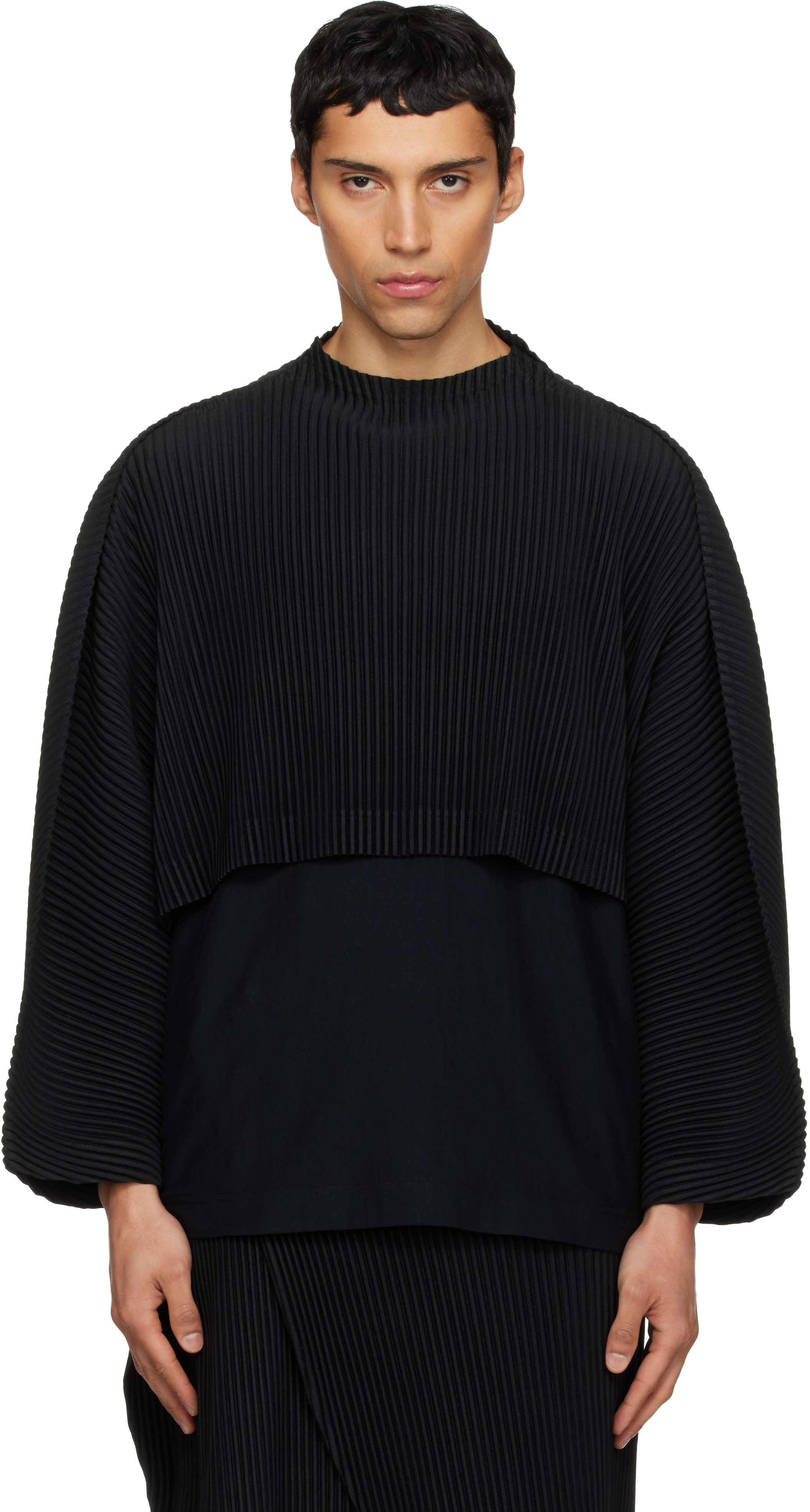 Homme Plissé Issey Miyake tops for Men | SSENSE