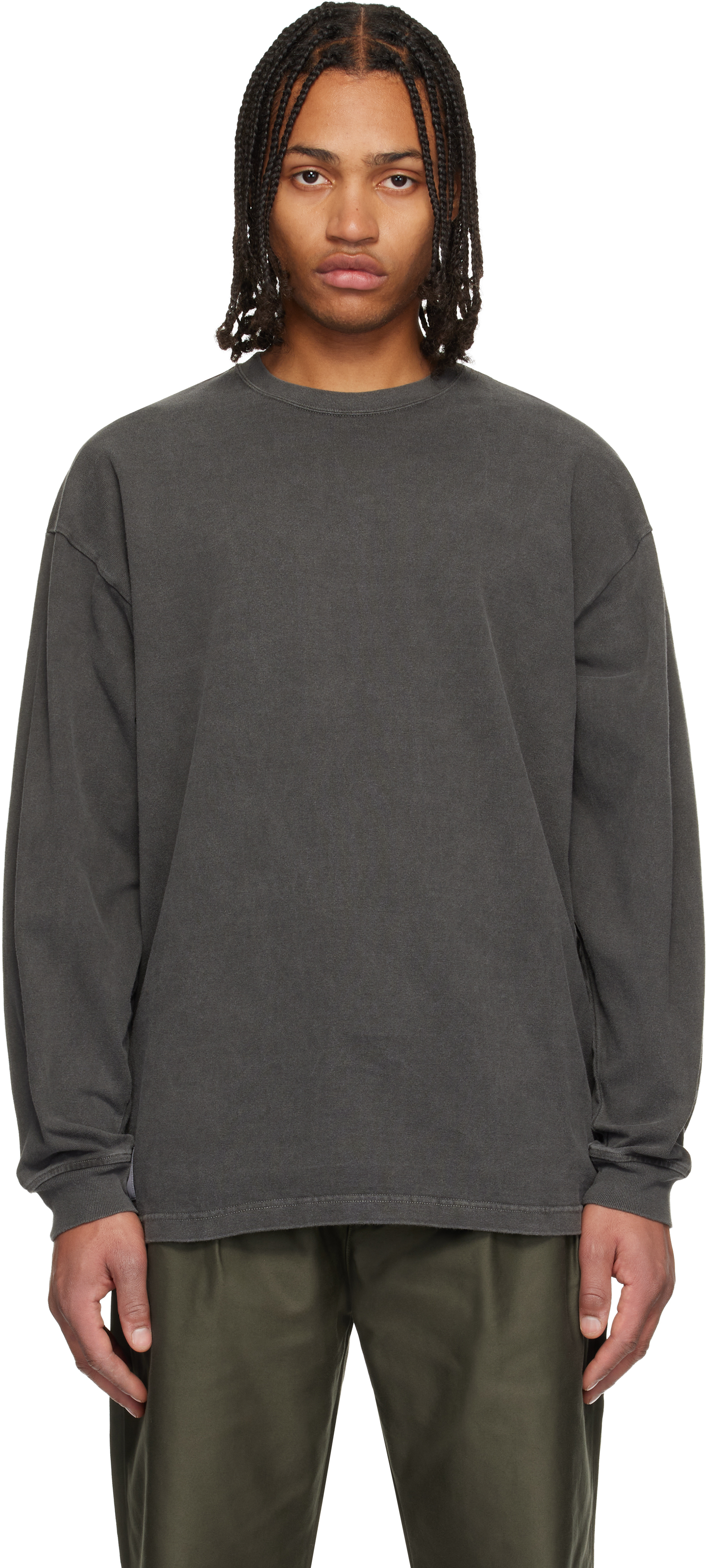 WTAPS: ブラック SIGN-OD 長袖Tシャツ | SSENSE 日本