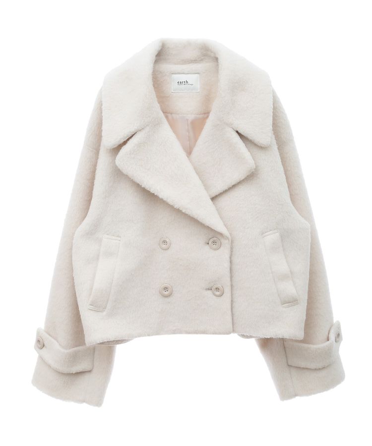 シャギーショートコート/earth music&ecology（アース ミュージック