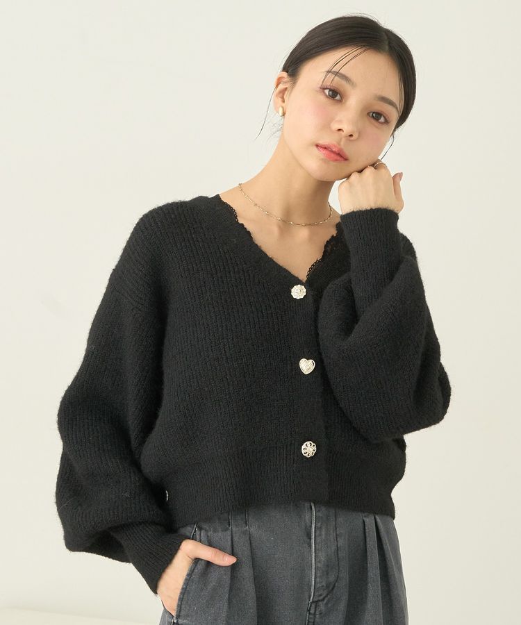 アソートキラキラボタンカーディガン/earth music&ecology（アース