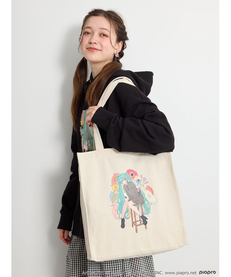 TRES×earthコラボ　&　TRES 　トートバッグ　　3点セット 初音ミク&鏡音リン・レン>トートバッグ/earth music&ecology（アース