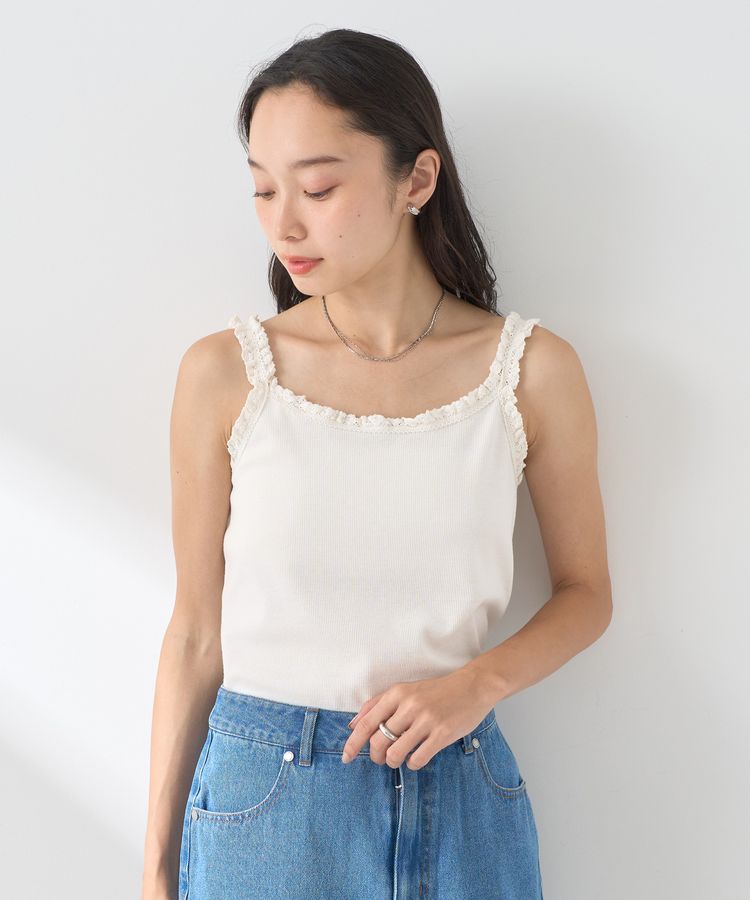 フリルキャミ/earth music&ecology（アース ミュージック＆エコロジー