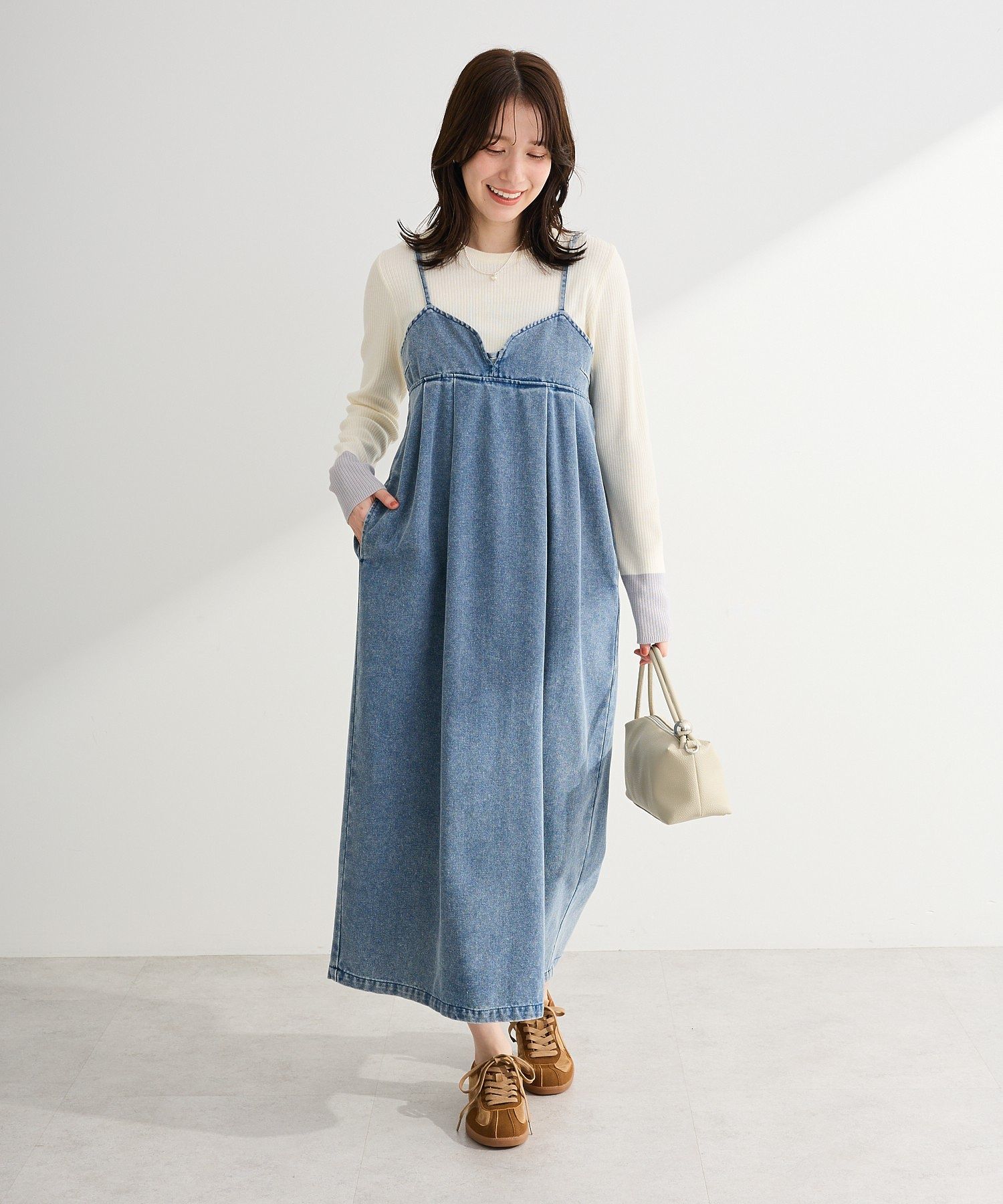 デニムキャミワンピース/Green Parks（グリーン パークス）のキャミ