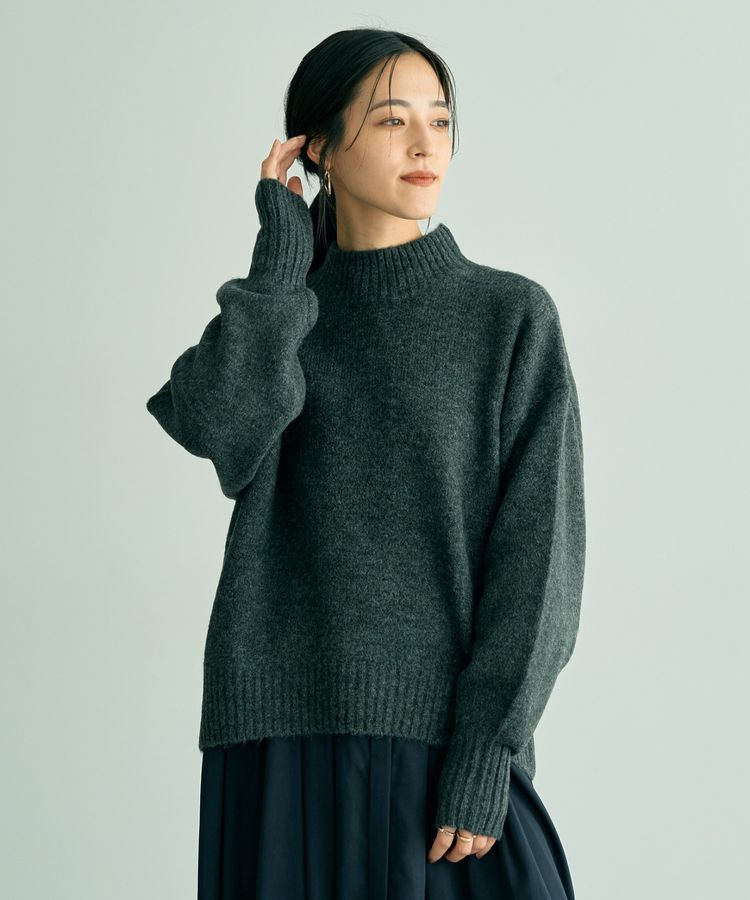 ボトルネックソフトニット/YECCA VECCA（イェッカ ヴェッカ）のニット