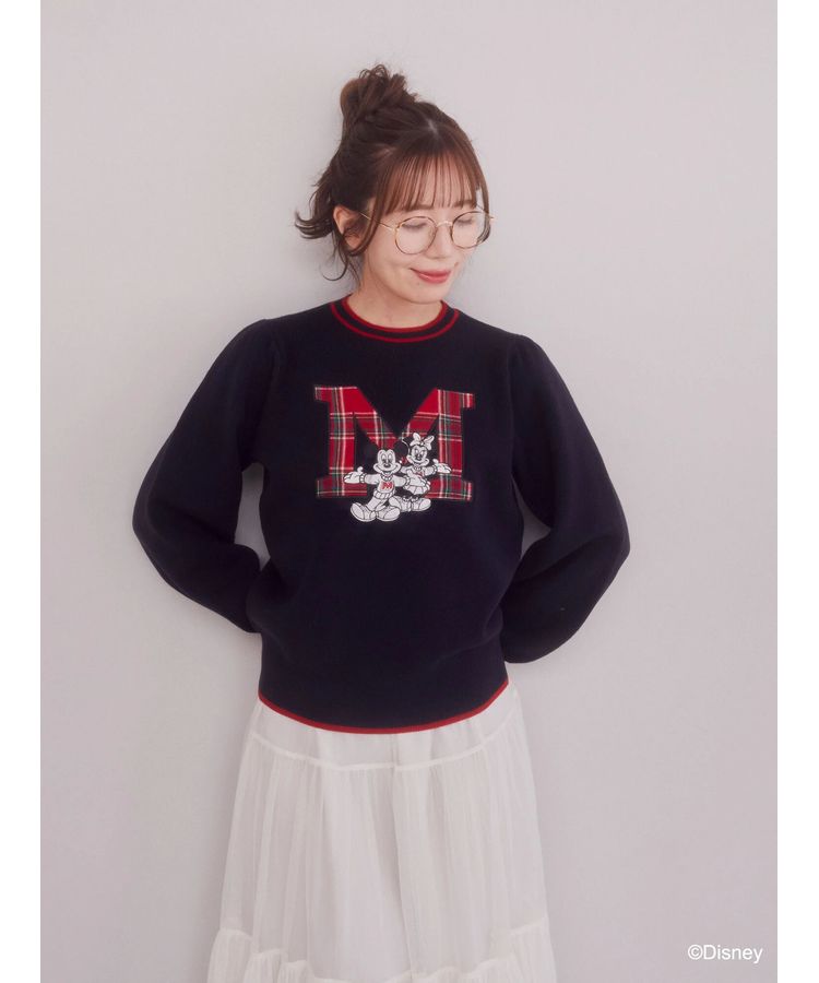 ミッキー&ミニー/ロゴニットプルオーバー/Areeam（アリーム）のニット