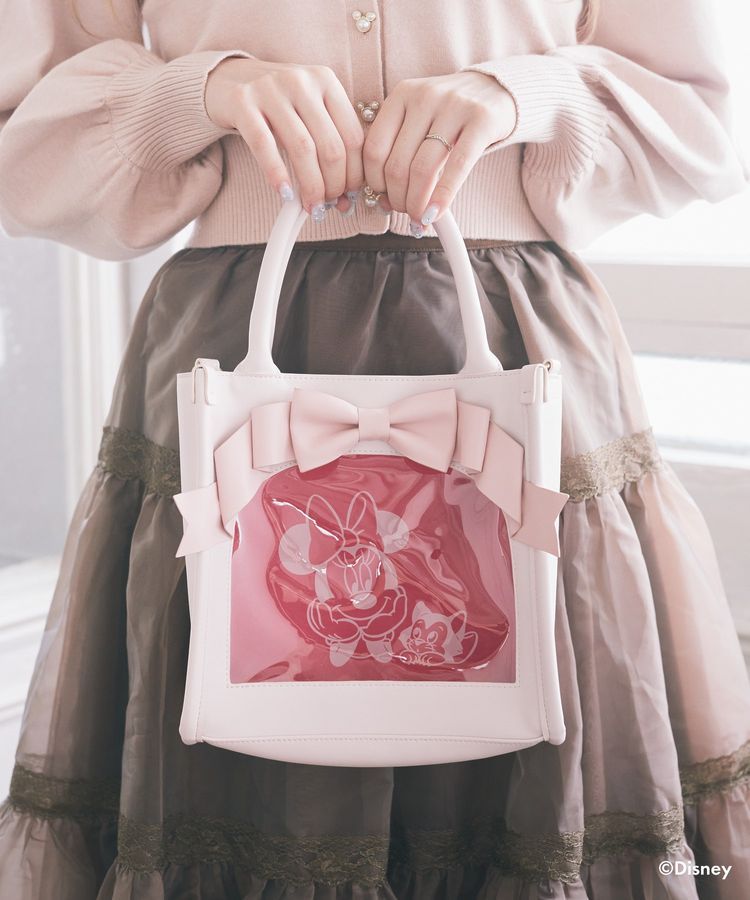 ミニー&フィガロ/ショルダー付きリボンバッグ/Areeam（アリーム）の