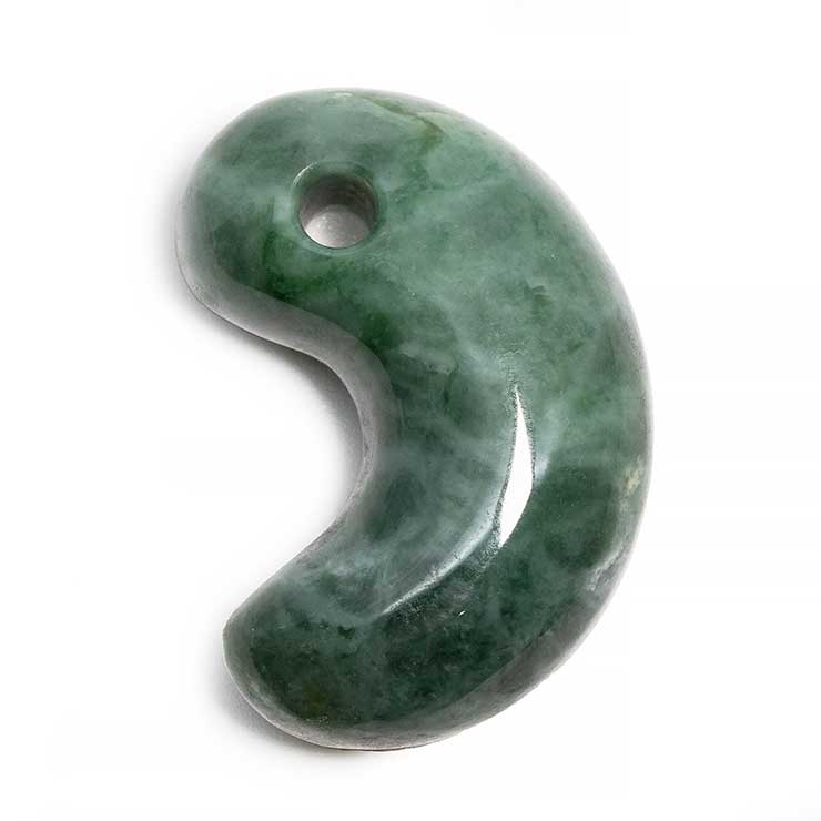 一点もの】勾玉 糸魚川翡翠34mm【鑑別書付き】｜天然石