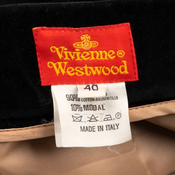 ヴィヴィアンウエストウッドVivienne Westwood 旧赤タグ ベロアミニ