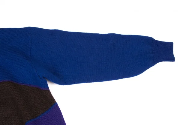 イッセイミヤケメンISSEY MIYAKEMEN ウールナイロン切替モックネック