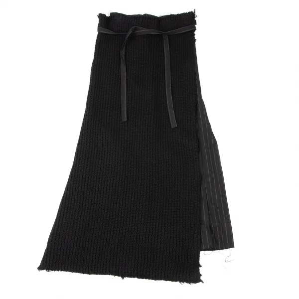 コムデギャルソンCOMME des GARCONSウールニットドッキングストライプ