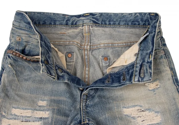 ヒステリックグラマーHYSTERIC GLAMOUR コットンウォッシュダメージ