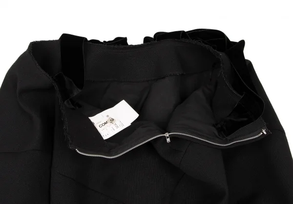 コムデギャルソンCOMME des GARCONSウールポリ断ち切り球体サロペット