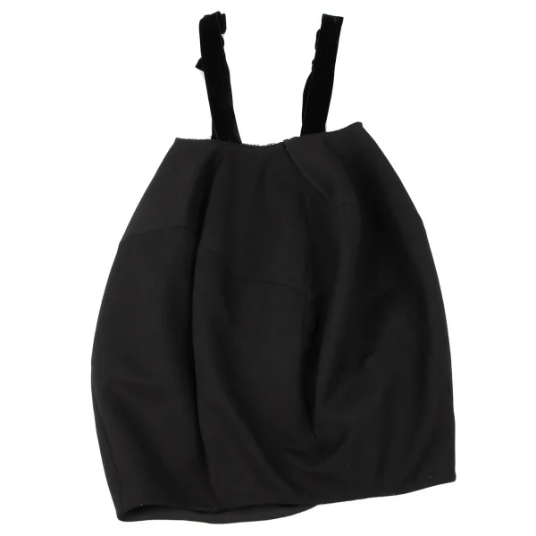 コムデギャルソンCOMME des GARCONSウールポリ断ち切り球体サロペット