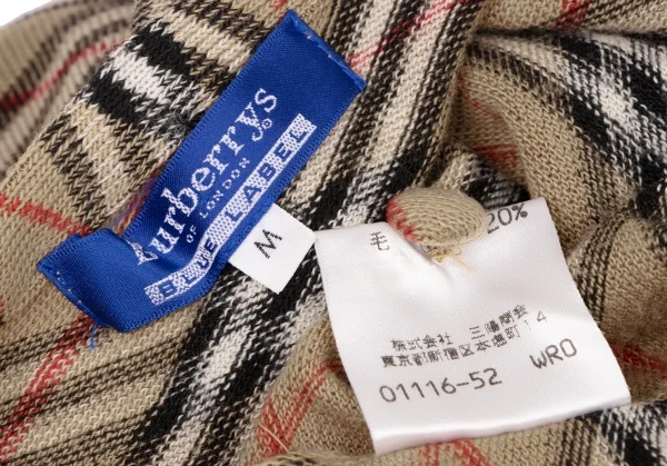 バーバリー ブルーレーベルBURBERRY BLUE LABEL ノバチェックニット
