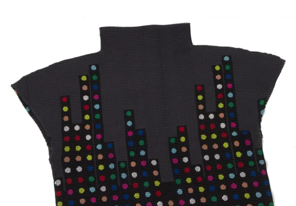 イッセイミヤケ ミーISSEY MIYAKE me カラフルドットストレッチ