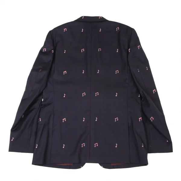 ポールスミスPaul Smith CARLO BARBERA音符柄ウールチェック