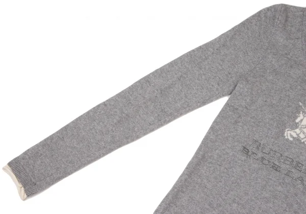 バーバリーブルーレーベルBURBERRY BLUE LABEL カシミヤ混紡ウール