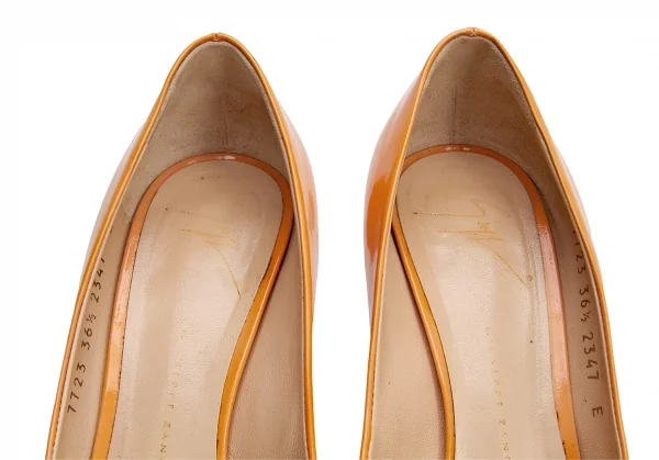 ジュゼッペザノッティGIUSEPPE ZANOTTI エナメルヒールパンプス