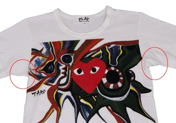 プレイコムデギャルソン×岡本太郎PLAY COMME des GARCONS コットン