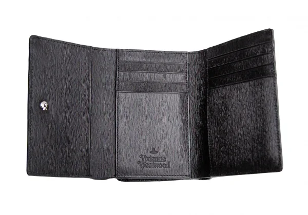 ヴィヴィアンウエストウッドVivienne Westwood レザーオーブ三つ折り