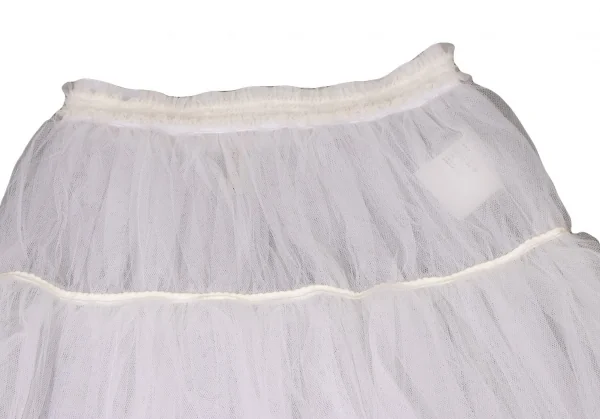 コムデギャルソンCOMME des GARCONSチュール切替スカート 白M (K-138017)