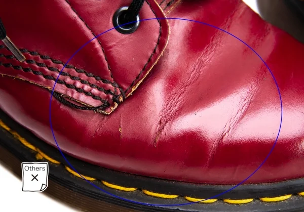 ドクターマーチンDr.Martens 8ホールレザーブーツ ボルドー5.5（24.5位