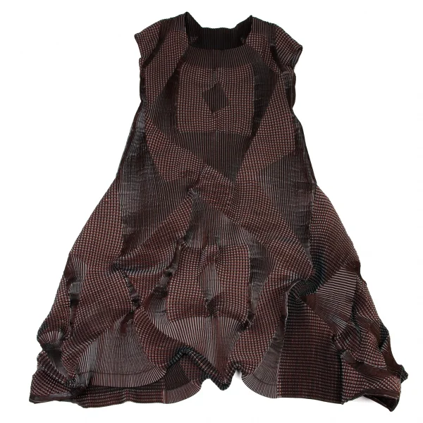 イッセイミヤケISSEY MIYAKE 3Dスチームストレッチプリーツ裾変形