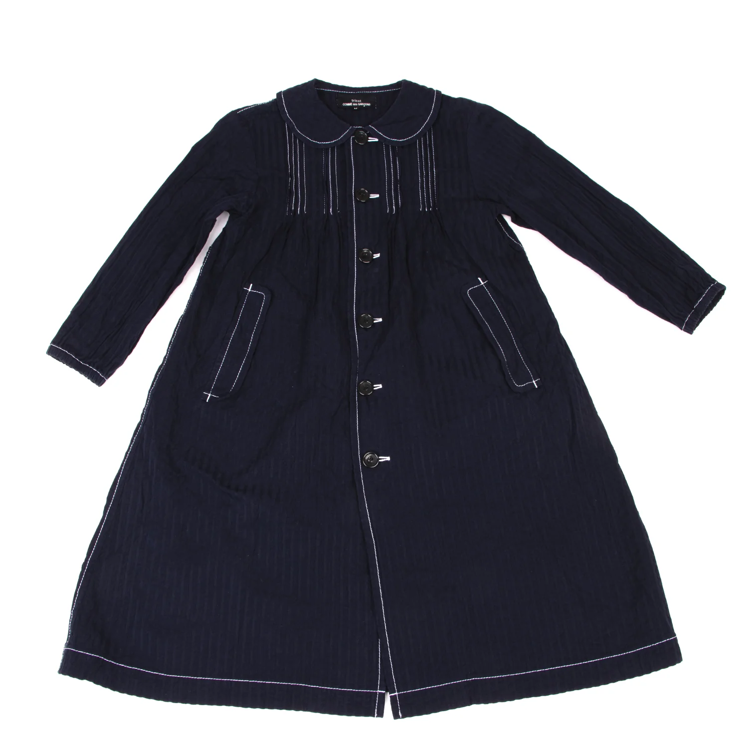 トリココムデギャルソンtricot COMME des GARCONS製品洗い加工ホワイト