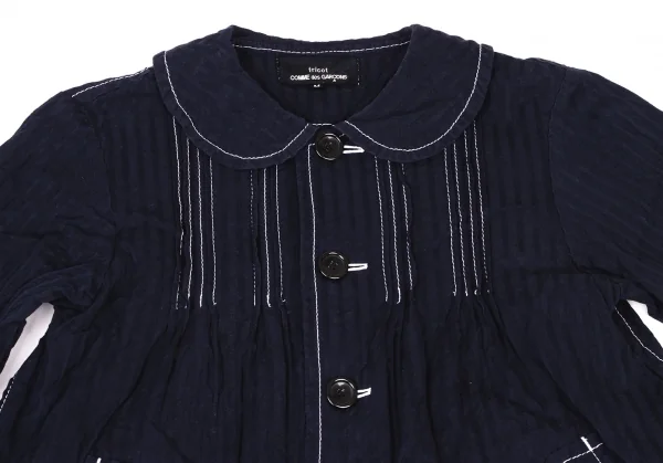 トリココムデギャルソンtricot COMME des GARCONS製品洗い加工ホワイト