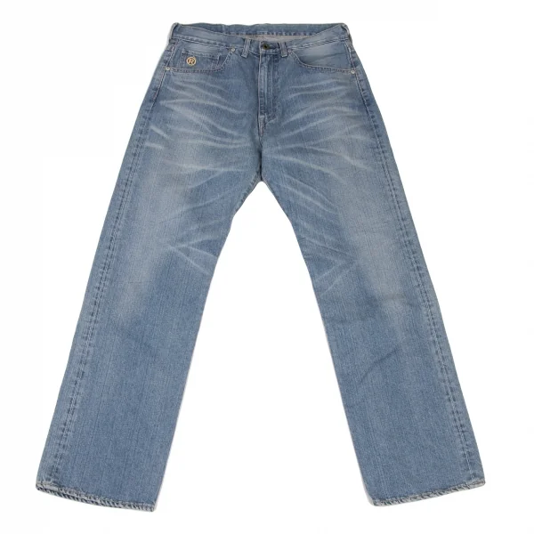 アベイシングエイプA BATHING APE バックポケット刺繍デザインデニム