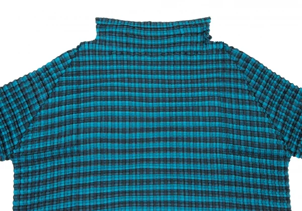 イッセイミヤケ ミーISSEY MIYAKE me チェックプリントストレッチ