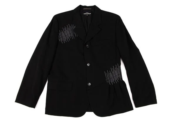 トリココムデギャルソンtricot COMME des GARCONSウール切替ギザギザ