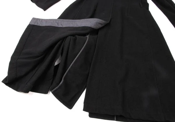 コムデギャルソンCOMME des GARCONS 裾リボンデザイン製品洗いウール