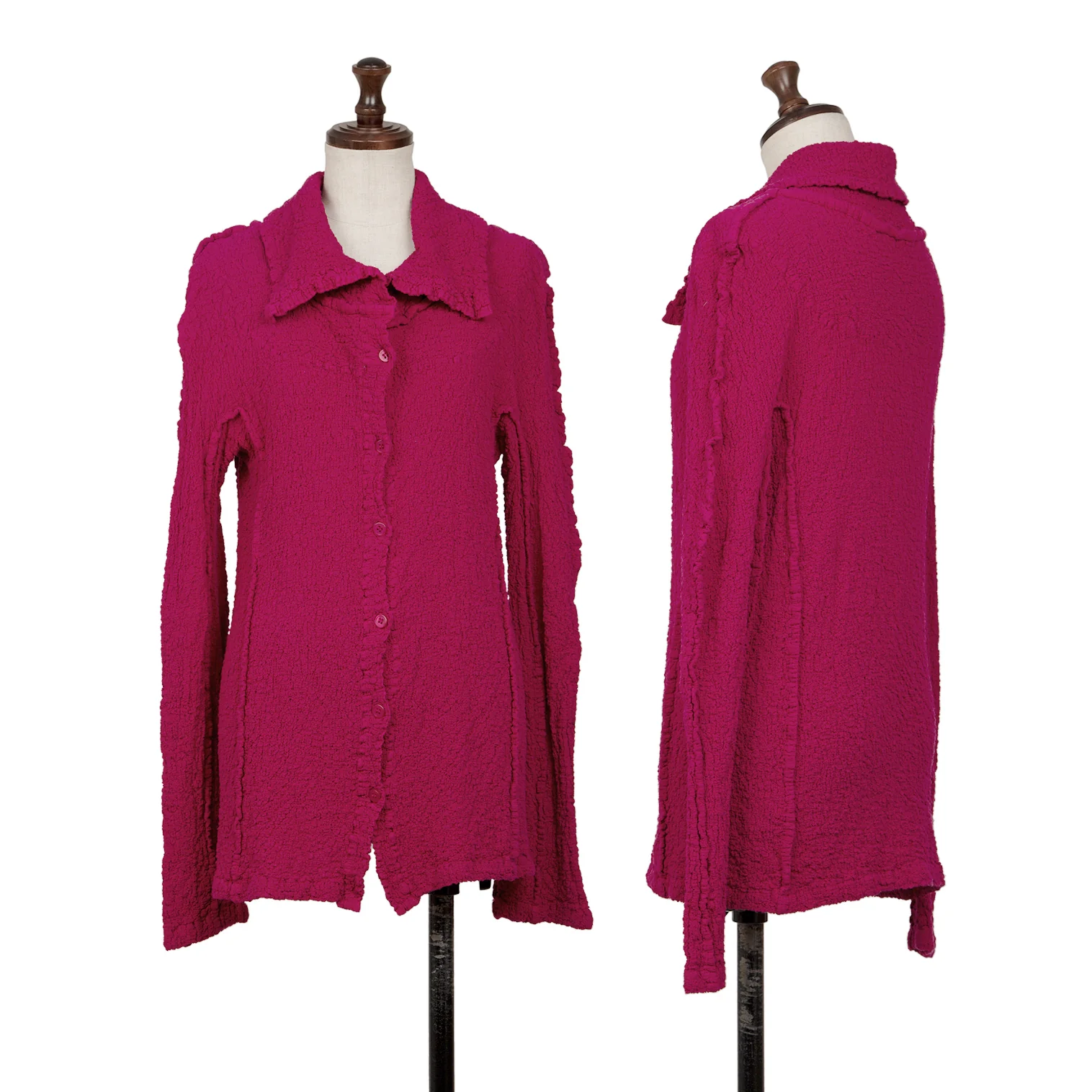 イッセイミヤケ ミーISSEY MIYAKE me コットンカリフラワーシャツ