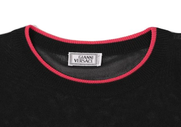 ジャンニヴェルサーチGIANNI VERSACE バイカラーポイントメデューサ