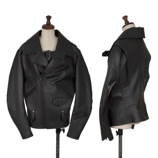 ジュンヤワタナベJUNYA WATANABE フェイクレザーライダースジャケット