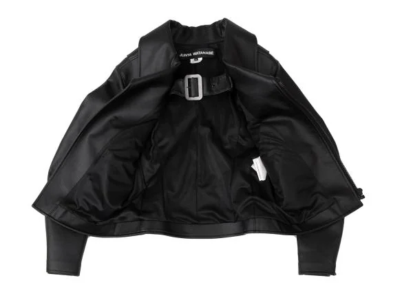 ジュンヤワタナベJUNYA WATANABE フェイクレザーライダースジャケット