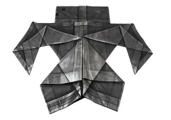 イッセイミヤケISSEY MIYAKE 132 5. ポリ箔プリント折り紙デザイン