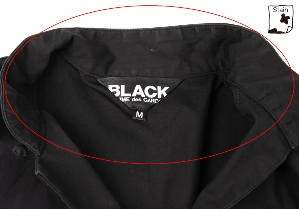 ブラックコムデギャルソンBLACK COMME des GARCONS コットンチャイナ