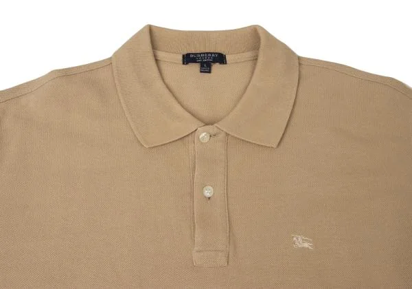 バーバリーBURBERRY LONDON ポイント刺繍鹿の子半袖ポロシャツ