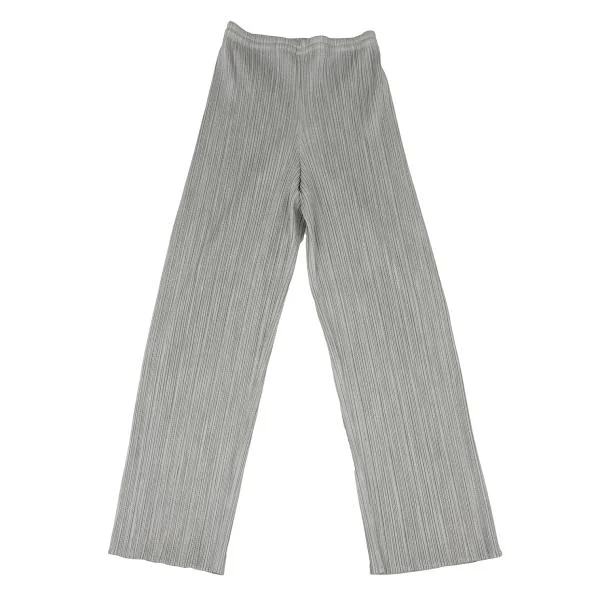 プリーツプリーズPLEATS PLEASE プリーツファブリックプリントパンツ