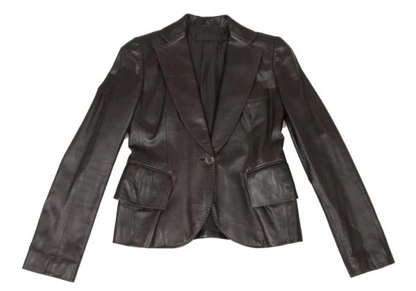 ダナキャラン DONNA KARAN COLLECTION 1Bラムレザージャケット 茶4 (K