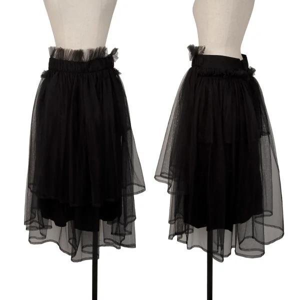 ノアール ケイ ニノミヤnoir kei ninomiya ナイロンチュールレイヤード