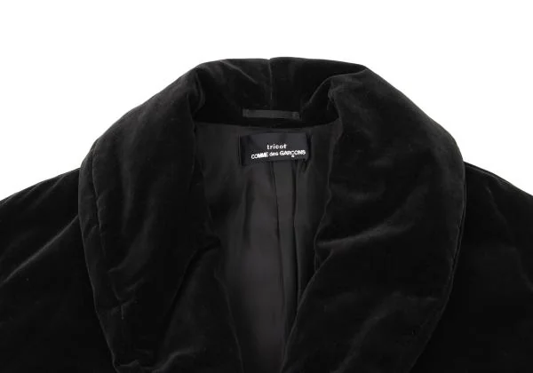 トリココムデギャルソンtricot COMME des GARCONS ベロアショール