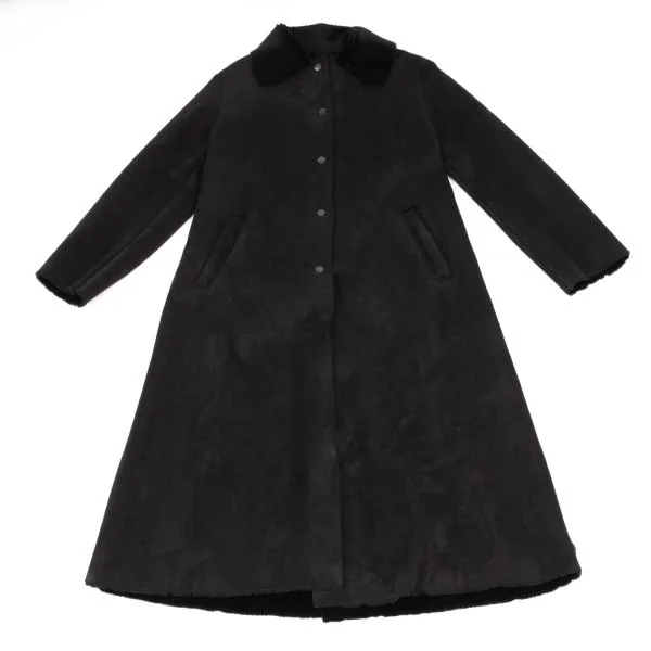 エンポリオアルマーニEMPORIO ARMANI ワイドカラーフェイクムートン